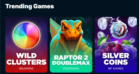 trending-games-at-foxyflush-wild-clusters-raptor-2-doublemax-and-silver-coins